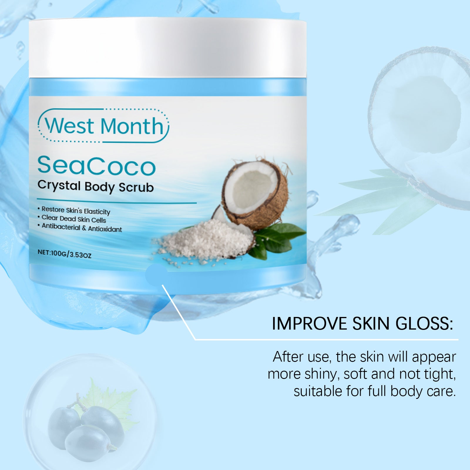 Exfoliating Facial Scrub Clear Body Softening Skin