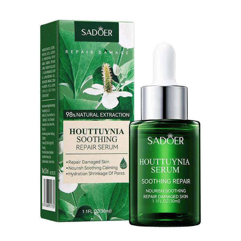 Houttuynia Cordata Soothing Repair Essence Hydrating And Skin Rejuvenating Stock Solution